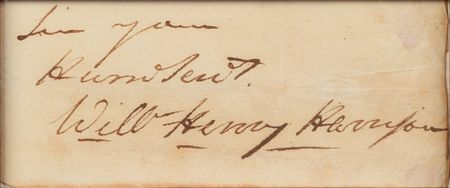Lot #170 William Henry Harrison Signature - Image 2
