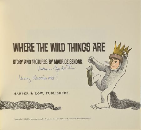 Lot #606 Maurice Sendak Book - Image 1