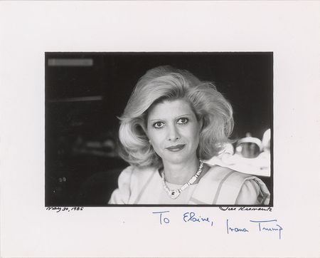 Lot #298 Donald and Ivana Trump Signed Photographs - Image 2