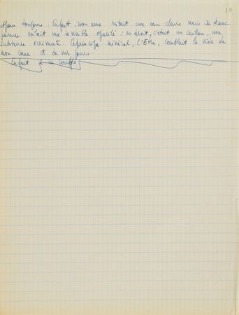 Lot #607 Jean-Paul Sartre: Important fragments from Sartre's draft for Les Mots, the autobiography of a writer - Image 2