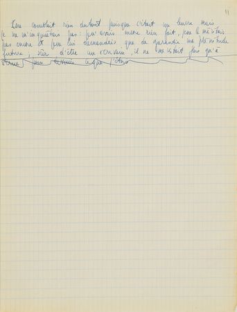 Lot #607 Jean-Paul Sartre: Important fragments from Sartre's draft for Les Mots, the autobiography of a writer - Image 3
