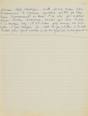 Lot #607 Jean-Paul Sartre: Important fragments from Sartre's draft for Les Mots, the autobiography of a writer - Image 6