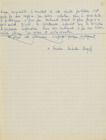 Lot #607 Jean-Paul Sartre: Important fragments from Sartre's draft for Les Mots, the autobiography of a writer - Image 8