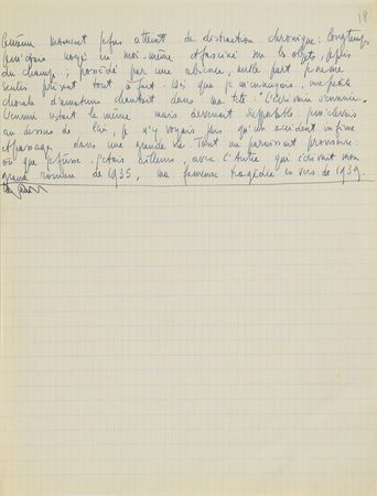 Lot #607 Jean-Paul Sartre: Important fragments from Sartre's draft for Les Mots, the autobiography of a writer - Image 10