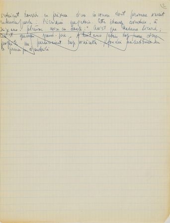 Lot #607 Jean-Paul Sartre: Important fragments from Sartre's draft for Les Mots, the autobiography of a writer - Image 13