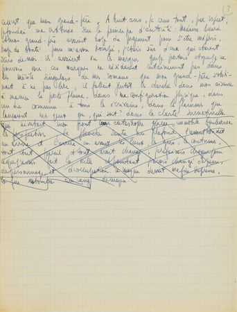 Lot #607 Jean-Paul Sartre: Important fragments from Sartre's draft for Les Mots, the autobiography of a writer - Image 14