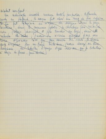 Lot #607 Jean-Paul Sartre: Important fragments from Sartre's draft for Les Mots, the autobiography of a writer - Image 15
