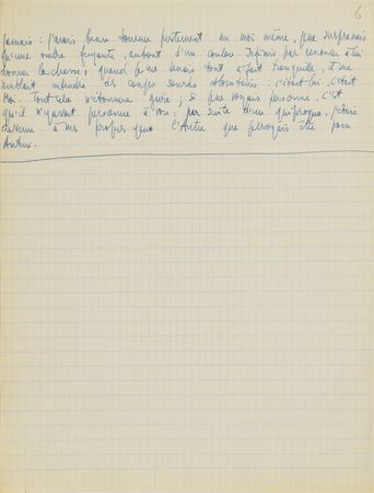 Lot #607 Jean-Paul Sartre: Important fragments from Sartre's draft for Les Mots, the autobiography of a writer - Image 17