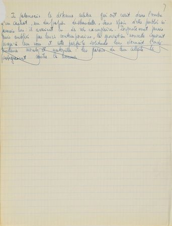 Lot #607 Jean-Paul Sartre: Important fragments from Sartre's draft for Les Mots, the autobiography of a writer - Image 18