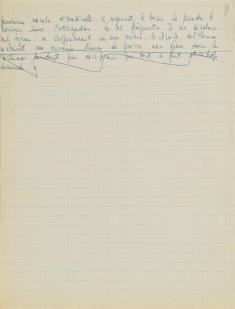 Lot #607 Jean-Paul Sartre: Important fragments from Sartre's draft for Les Mots, the autobiography of a writer - Image 19