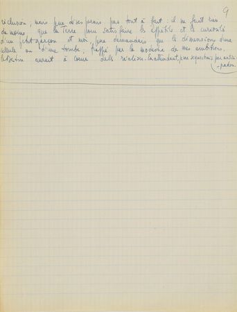 Lot #607 Jean-Paul Sartre: Important fragments from Sartre's draft for Les Mots, the autobiography of a writer - Image 20
