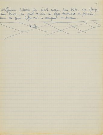 Lot #607 Jean-Paul Sartre: Important fragments from Sartre's draft for Les Mots, the autobiography of a writer - Image 22