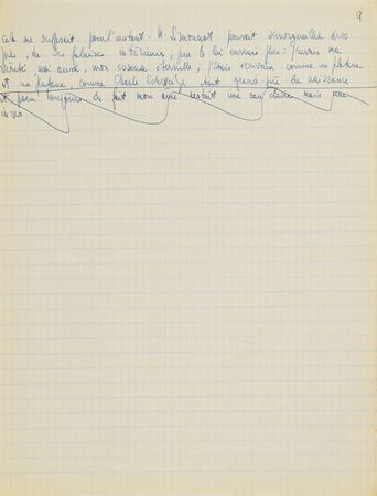 Lot #607 Jean-Paul Sartre: Important fragments from Sartre's draft for Les Mots, the autobiography of a writer - Image 24