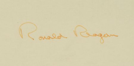 Lot #244 Ronald Reagan: Scarce Reagan appointment for the 