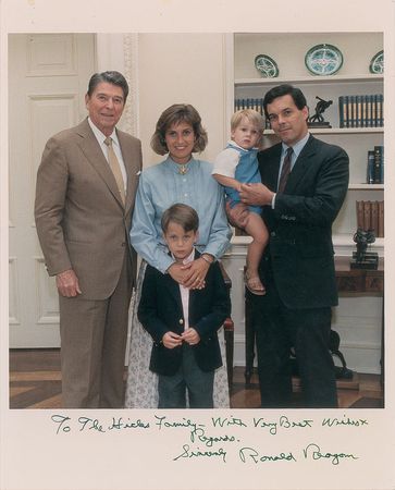 Lot #290 Ronald Reagan Signed Photograph - Image 1