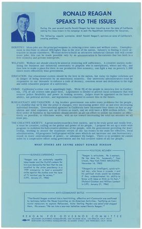 Lot #291 Ronald Reagan Signature - Image 2