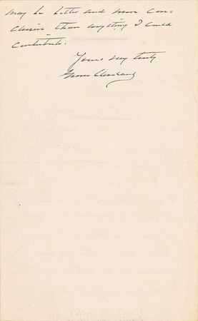 Lot #200 Grover Cleveland Handwritten Letter Signed - Image 2