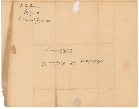 Lot #168 Martin Van Buren: Early 1816 letter by Van Buren in support of his brothers' business - Image 2