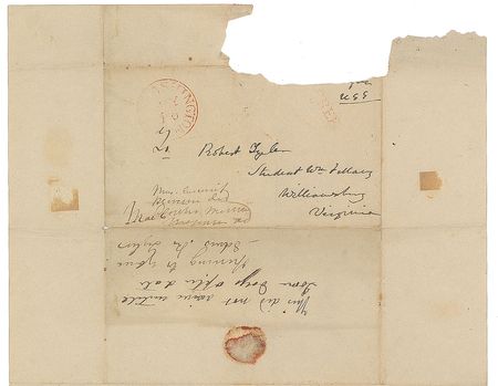 Lot #171 John Tyler: Senator Tyler writes his son, inquiring about a Jamestown anniversary celebration - Image 2