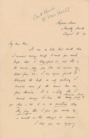 Lot #632 Bret Harte - Image 1