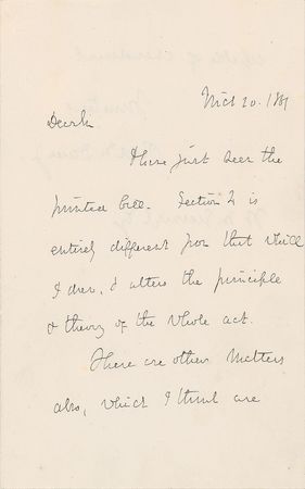 Lot #629 Richard Henry Dana, Jr Handwritten Letter Signed - Image 1