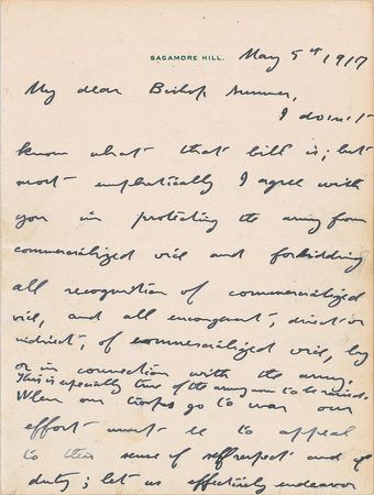 Lot #44 Theodore Roosevelt: When our troops go to