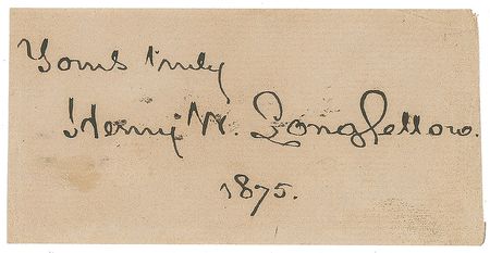 Lot #631  Fireside Poets: Longfellow and Holmes - Image 2