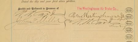 Lot #340 George Westinghouse Signed Document - Image 3