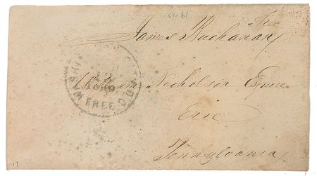 Lot #253 James Buchanan Free Frank - Image 1