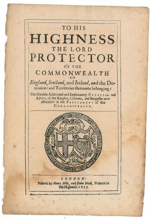 Lot #365 Oliver Cromwell - Image 1