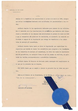 Lot #363 Fidel      Castro - Image 3