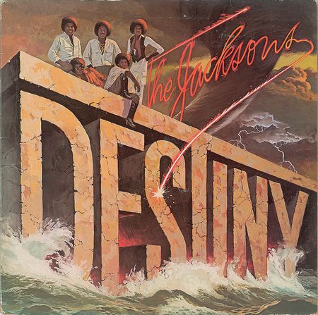 Lot #692 Jackson Five: Fully signed Destiny album - Image 1
