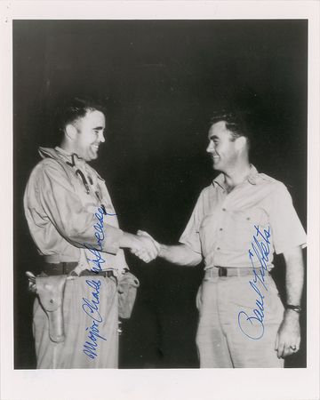 Lot #72 Enola Gay: Tibbets and Sweeney Signed