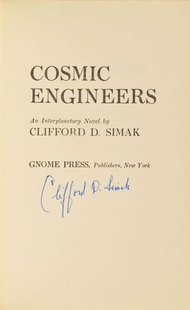 Lot #645 Clifford D. Simak Book - Image 1