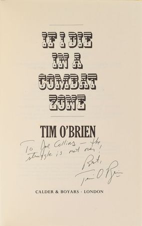 Lot #640 Tim O'Brien - Image 1