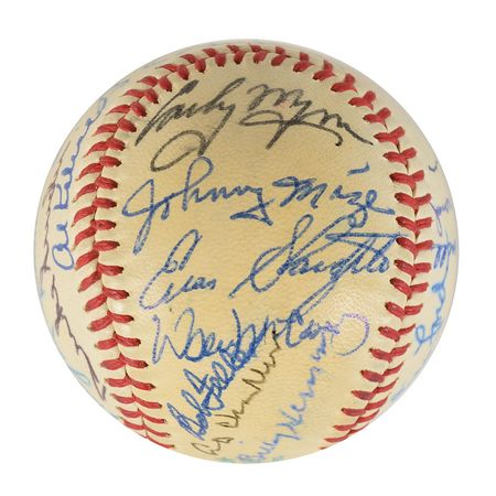 Lot #873 Baseball Hall of Famers Baseball - Image 6