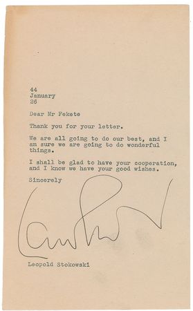 Lot #700 Leopold Stokowski - Image 4