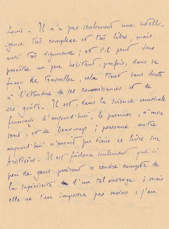Lot #604 Romain Rolland Handwritten Letter Signed - Image 2
