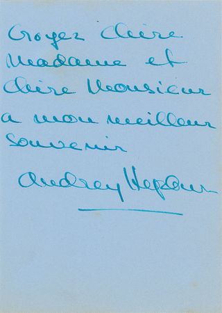 Lot #765 Audrey Hepburn Handwritten Letter Signed - Image 2