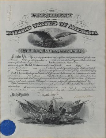 Lot #211 Woodrow Wilson Signed Document - Image 2
