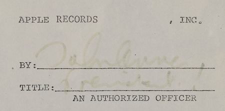 Lot #678 Beatles: John Lennon: 