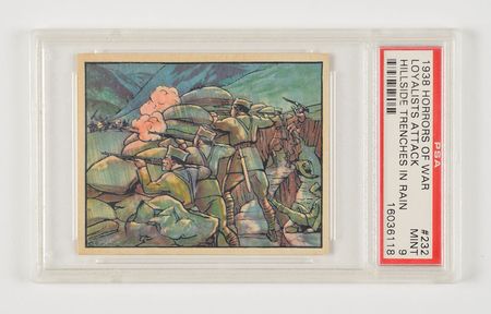 Lot #52 1938 Gum Inc. 'Horrors of War' Card Collection: Desirable collection of 1938 Horrors of War bubblegum cards - Image 1