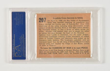 Lot #52 1938 Gum Inc. 'Horrors of War' Card Collection: Desirable collection of 1938 Horrors of War bubblegum cards - Image 6