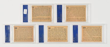 Lot #52 1938 Gum Inc. 'Horrors of War' Card Collection: Desirable collection of 1938 Horrors of War bubblegum cards - Image 10