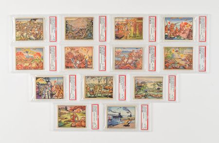 Lot #52 1938 Gum Inc. 'Horrors of War' Card Collection: Desirable collection of 1938 Horrors of War bubblegum cards - Image 16