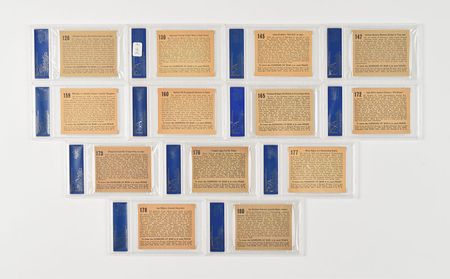 Lot #52 1938 Gum Inc. 'Horrors of War' Card Collection: Desirable collection of 1938 Horrors of War bubblegum cards - Image 17