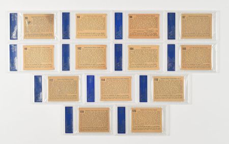 Lot #52 1938 Gum Inc. 'Horrors of War' Card Collection: Desirable collection of 1938 Horrors of War bubblegum cards - Image 19