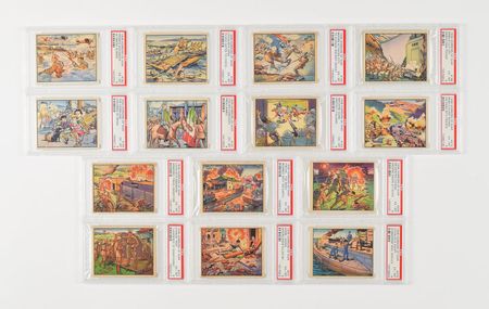Lot #52 1938 Gum Inc. 'Horrors of War' Card Collection: Desirable collection of 1938 Horrors of War bubblegum cards - Image 25
