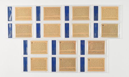 Lot #52 1938 Gum Inc. 'Horrors of War' Card Collection: Desirable collection of 1938 Horrors of War bubblegum cards - Image 28