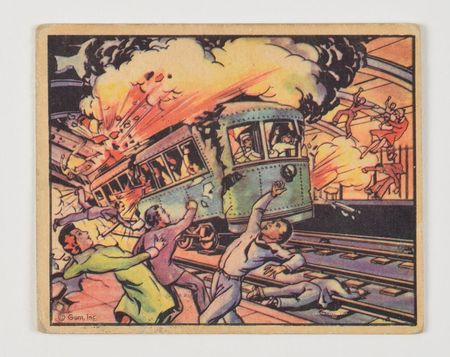 Lot #52 1938 Gum Inc. 'Horrors of War' Card Collection: Desirable collection of 1938 Horrors of War bubblegum cards - Image 44